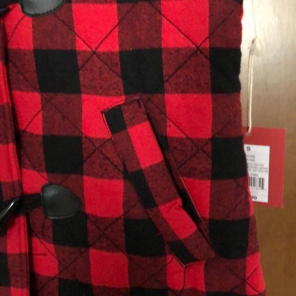 NWT Mossimo Flannel Vest size S/P - Picture 3 of 9